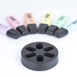 Office organiser for highlighters Stabilo aesthetic school stuff desk organiser children and adults. Office accessories for highlighter stabilo pastel. Pen holder desk pen organiser.