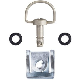 Oldbones Motorcycle Race Fasteners Quick Release D-Ring Race Fasteners Type C 19mm Matt Silver(10 Pack)