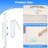 2 Replacement Handles Compatible with Swiffer Duster Refill, Long Extended