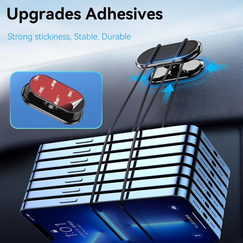 【2-Pack】 Magnetic Phone Holder for car, [ Super Strong Magnet