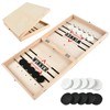 Wooden Table Hockey, Table Football Winning Game, Fast Sling Puck