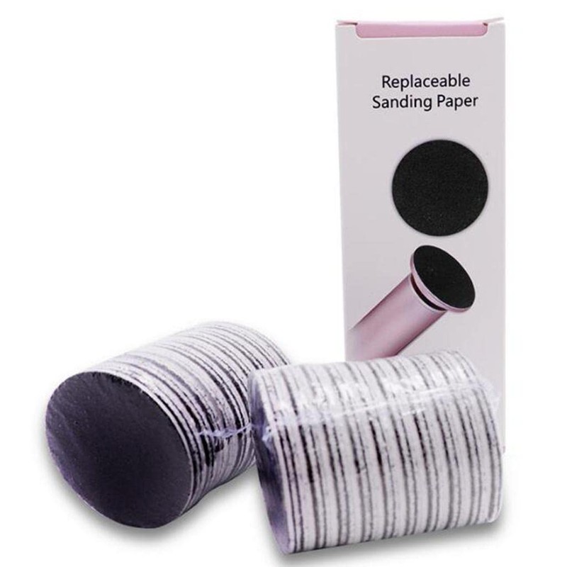 perfeclan 60pcs Replacement Sandpaper Discs Pad Callus Removal Foot Care