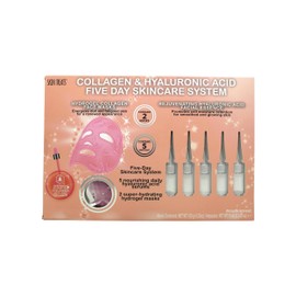 Skin Treats Collage Glitter & Hyaluronic Acid Ampoules 5 Day Skincare System