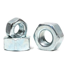 M3 Hexagon Full Nuts Zinc Plated Steel DIN 934 (Pack of 20)