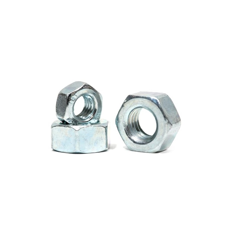 M3 Hexagon Full Nuts Zinc Plated Steel DIN 934 (Pack