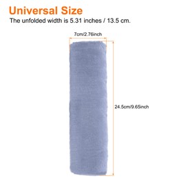 sourcing map 2pcs Car Seat Belt Pad Soft Fiber Seatbelt Shoulder Strap Covers Comfortable Driving Cushion Universal Car Accessories for Car, Grey