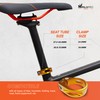 IMPALAPRO Bicycle Seat Clamp - Seat Clamp 34.9/31.8 - Aluminium