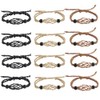 VNVETYTO 12 PCS Bracelets Crystal Cage Bracelets Holder Bracelets Cord