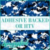 Digital CAMO Pattern in ROYAL BLUE, BLACK & WHITE Urban