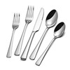 KINGSTONE Silverware Set for 8, 40-Piece Forged 18/10 Stainless Steel