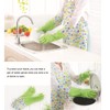 KINGFINGER Rubber Latex Cleaning Gloves, Dishwashing Gloves, Long Cuff and