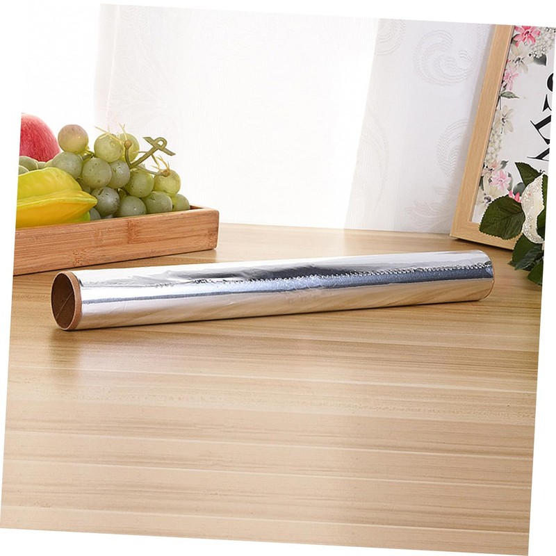 KOMBIUDA 2rolls Heavy Duty BBQ Aluminum Foil Thicker Food-Grade Tin