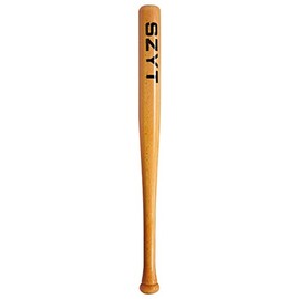 SZYT 29 inch Baseball Bat Self-Defense Softball Bat Home Defense Lightweight Wood Yellow