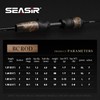 SEASIR Stream Fishing Rod, Ultralight Spinning Rod Travel Bait Casting