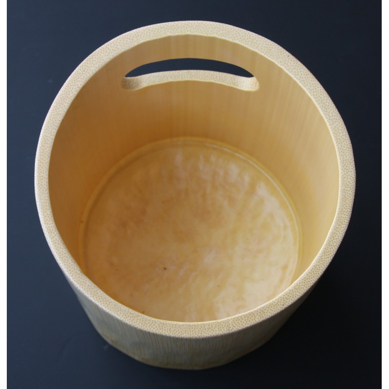 yamako- Round Bamboo 冷酒 Cooler 12336