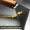 Stainless Steel Metal Spatula, Long Griddle Spatula, Hamburger Smasher Turner