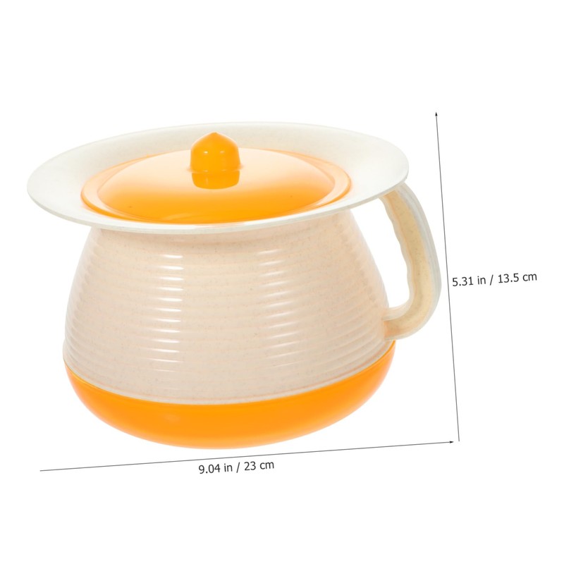 STOBAZA Practical Female Urination Device Plastic Urinal Pail Cover Pee