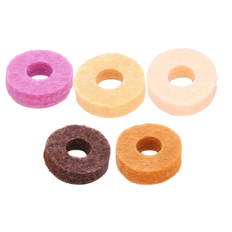 20Pcs Drum Cymbal Felt Multicolour Pad Instrument Accessory Replacement Part
