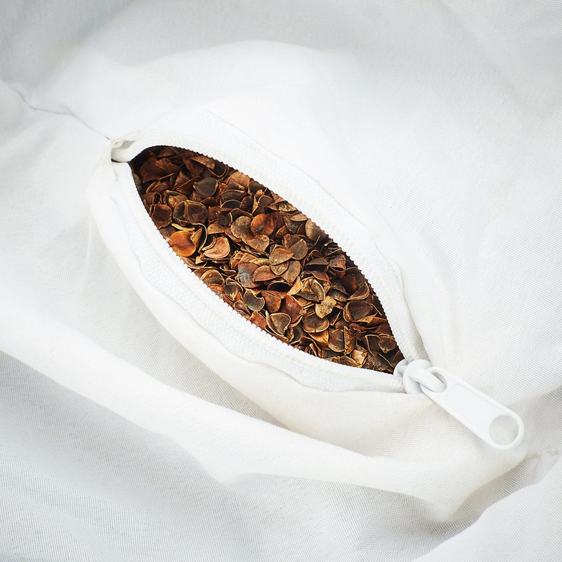 Retrospec Sedona Zafu Meditation Cushion with Buckwheat Hull Fill -