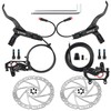 Hycline 4-Pistons Ebike Hydraulic Brake Set: Zoom H876E 2-PIN Power-Off