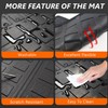 powoq Trunk Mat Compatible with 2019-2024 Subaru Forester Cargo Mat