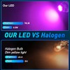 GLOFE T10 194 168 Dash Instrument White LED Light Bulbs