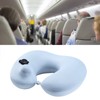 Neck Pillow U Shape Portable Press Inflatable Ice Silk Travel