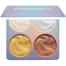 Tempaky Maquillaje ilnador Paleta de ilnadores Polvos brillantes Maquillaje ilnador Facial Illr Paleta de bronceadores Larga duración tG