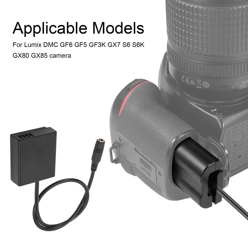 DMW DCC11 BLG10 BLE9 Dummy Battery DC Coupler for Lumix