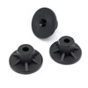 VVO Fasteners Plastic Windscreen Cowl or Scuttle Panel Nut, Black