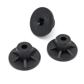 VVO Fasteners Plastic Windscreen Cowl or Scuttle Panel Nut, Black (Pack of 10)
