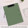 KONVINIT A4 Clipboard, Sturdy Clipboard Folder for Folding, with Double