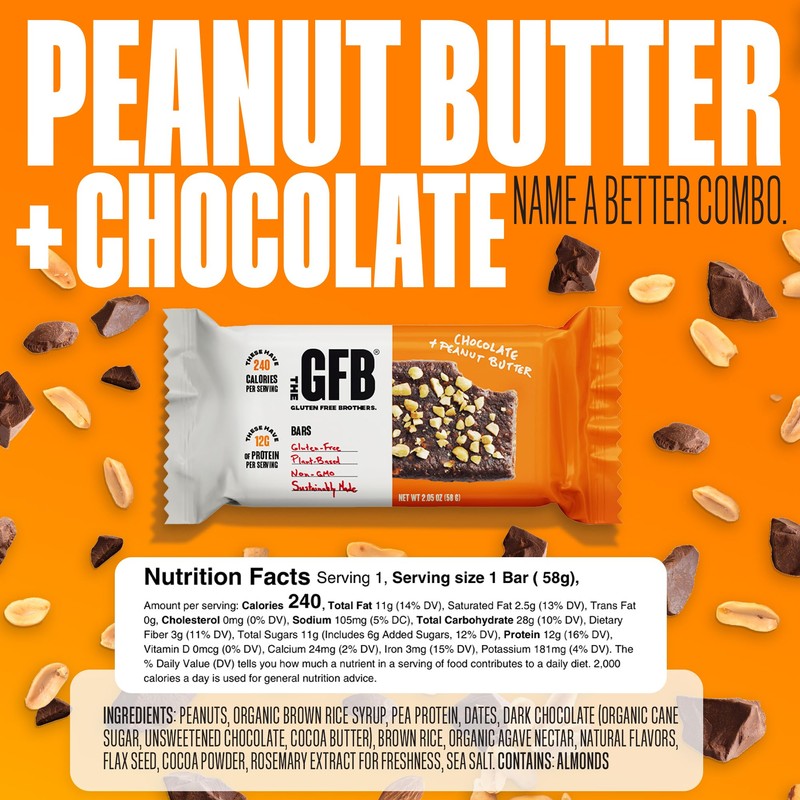 The GFB The GFB Variety Pack Protein Bars - Gluten