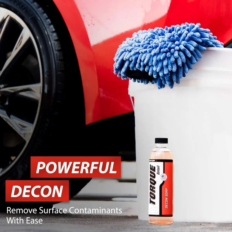 Decon Wash Pack Jabón De Descontaminación De 8 Oz Guante