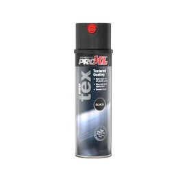 ProXL ProTex Black Coat Texture Spray - 500 ml | Premium Textured Dark Coating | Ideal Look For Car Bumper & Trim Repairs | Comes With Dual Nozzle System | Achieve a Course & Fine Finish