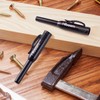 Hiboom 2 Pcs Solid Carpenter Pencil, Long Nose Deep Hole