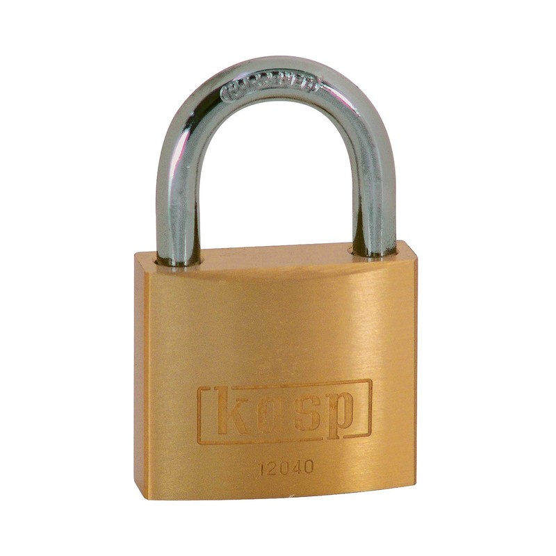 Kasp K12040D4 40 mm Brass Padlock Keyed Alike (Pack of