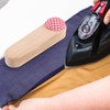 MOLIGOU Tailors Clapper with Pin Cushion, Wood Clapper for Quilting,