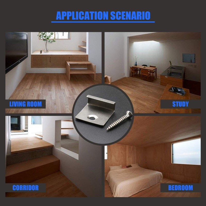 Create idea Decking Start/End Clamp Decking Hidden Starter Closure Board