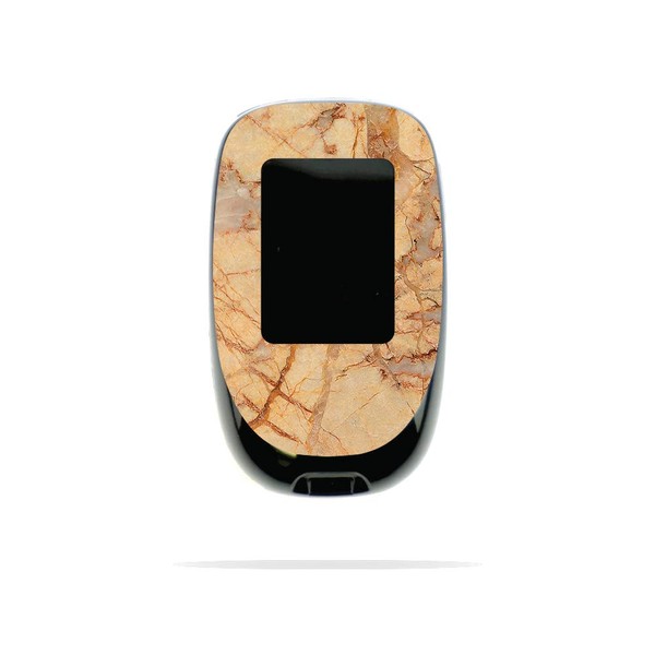 MightySkins Skin Compatible with Accu-Chek Nano - Amber Marble |