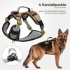 Dog Harness Luminous Adjustable for Small Medium Large Dogs, Anti-Pull