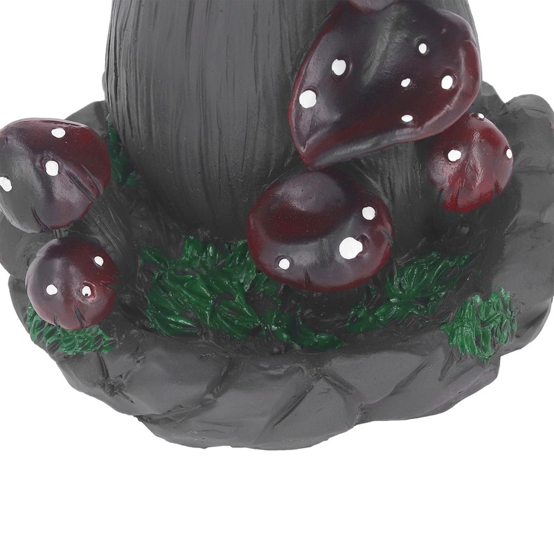 Mushroom Backflow Incense Burners Handcrafted Exquisite Details Resin Backflow Incense