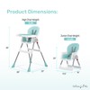 Dream On Me Portable 2-in-1 Tabletalk High Chair, Convertible Compact