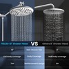 FEELSO 10" High Pressure Shower Head Combo with Handheld Spray,