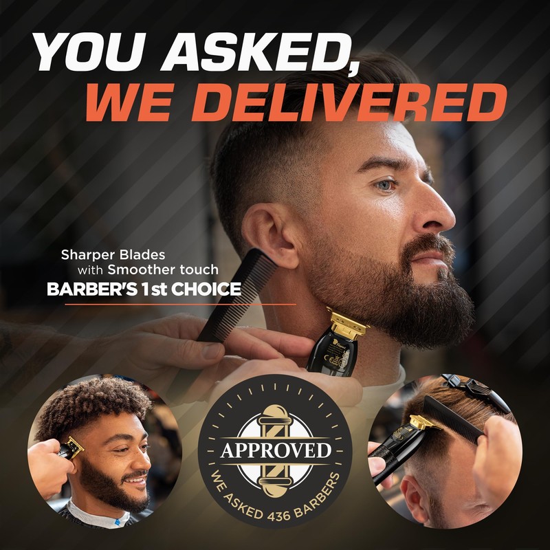 Fagaci Men's Hair Trimmer - Turbo Power with Precise Cutting,