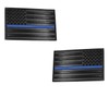 MULL USA 3D Metal Flag x2 emblem Forward and Reverse