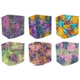 Penny's Needful Things Batik Tie Dye Bread Machine Cover  - Pink Purple Green Diamond