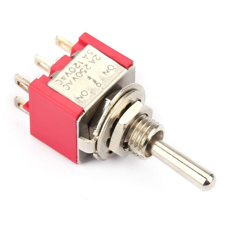 10pcs 3 Position Momentary Toggle Switch, Momentary Toggle Switch ON-Off-ON