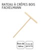 Fackelmann 5678150 Wooden Pancake Rake 20 x 12 cm