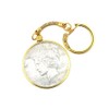 1922 PEACE SILVER DOLLAR KEYCHAIN OLD NEW STOCK STORED FOR DECADES EBS8413/41323